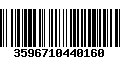 Código de Barras 3596710440160