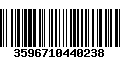 Código de Barras 3596710440238