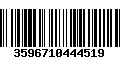 Código de Barras 3596710444519