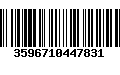 Código de Barras 3596710447831