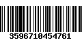 Código de Barras 3596710454761