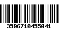 Código de Barras 3596710455041