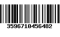 Código de Barras 3596710456482