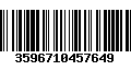 Código de Barras 3596710457649