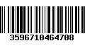 Código de Barras 3596710464708