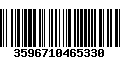 Código de Barras 3596710465330