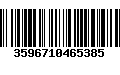 Código de Barras 3596710465385