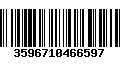 Código de Barras 3596710466597