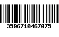 Código de Barras 3596710467075