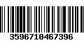 Código de Barras 3596710467396