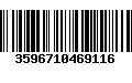 Código de Barras 3596710469116