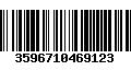 Código de Barras 3596710469123