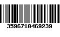 Código de Barras 3596710469239