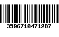 Código de Barras 3596710471287