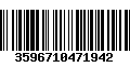 Código de Barras 3596710471942