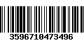 Código de Barras 3596710473496