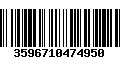 Código de Barras 3596710474950