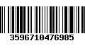 Código de Barras 3596710476985