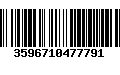 Código de Barras 3596710477791