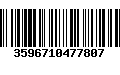 Código de Barras 3596710477807