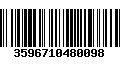 Código de Barras 3596710480098