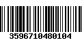 Código de Barras 3596710480104