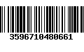 Código de Barras 3596710480661