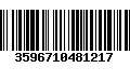 Código de Barras 3596710481217