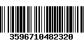 Código de Barras 3596710482320