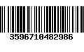 Código de Barras 3596710482986