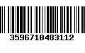 Código de Barras 3596710483112