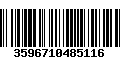 Código de Barras 3596710485116