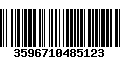 Código de Barras 3596710485123