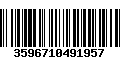 Código de Barras 3596710491957