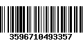 Código de Barras 3596710493357