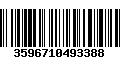 Código de Barras 3596710493388