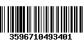 Código de Barras 3596710493401