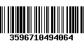 Código de Barras 3596710494064