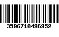 Código de Barras 3596710496952