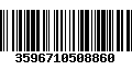 Código de Barras 3596710508860