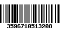 Código de Barras 3596710513208