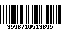 Código de Barras 3596710513895