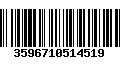 Código de Barras 3596710514519