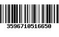 Código de Barras 3596710516650