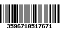 Código de Barras 3596710517671