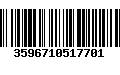 Código de Barras 3596710517701