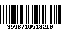 Código de Barras 3596710518210