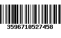 Código de Barras 3596710527458