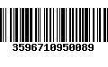 Código de Barras 3596710950089