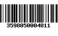 Código de Barras 3598050004811